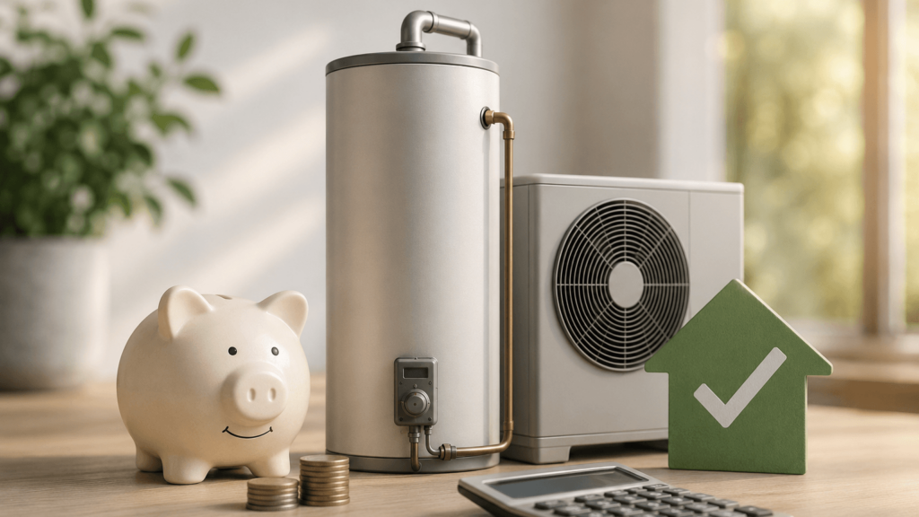 Heat pump hot water rebates available to Victorian households in 2026
