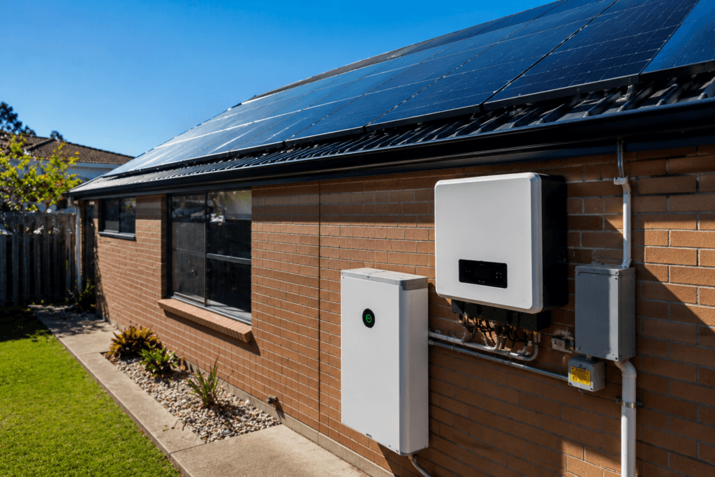Solar and battery systems working together in a Melbourne home