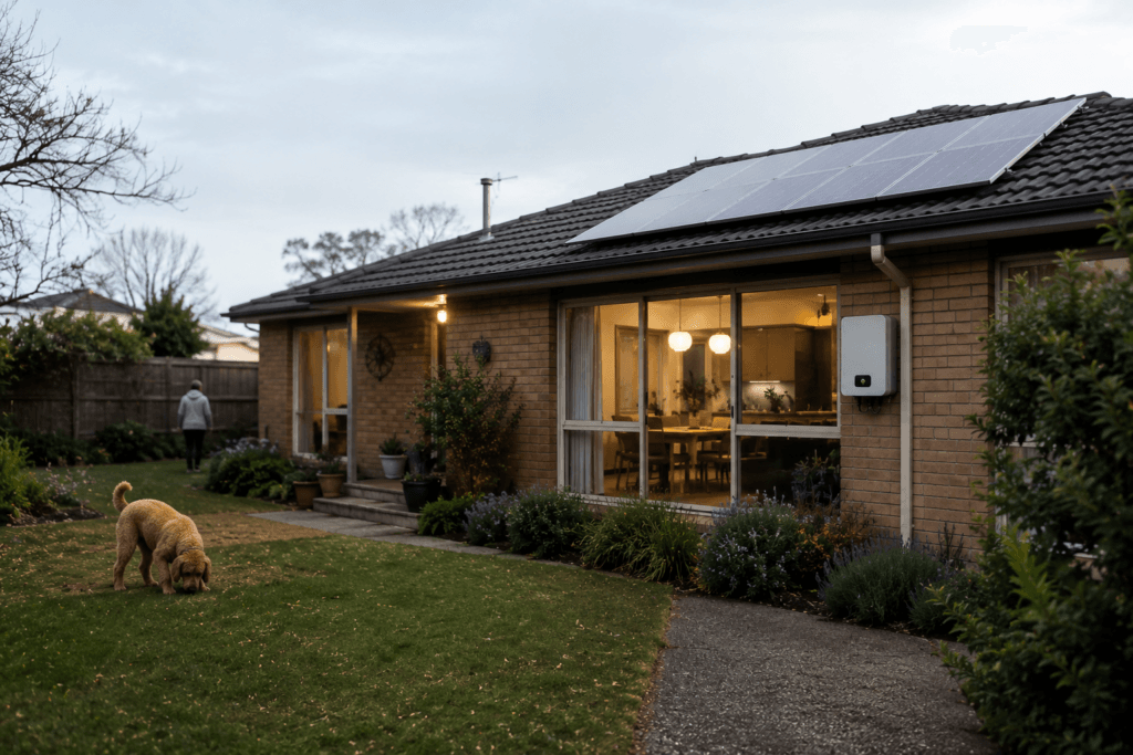 Rooftop solar system installed by Axial Electric